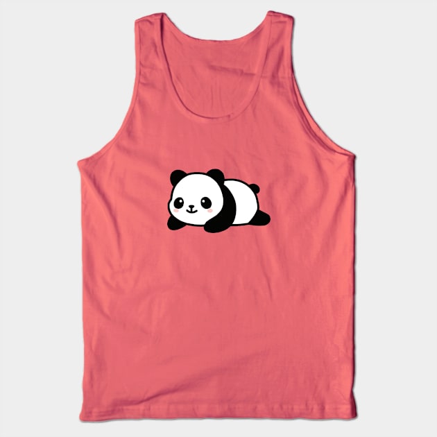 Panda Tank Top by littlemandyart